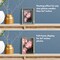Americanflat Floating Aluminum Picture Frame - Sleek Aluminum Photo Frame for Wall Display - Black Metal Molded Frame - Shatter Resistant Glass - Hanging Hardware